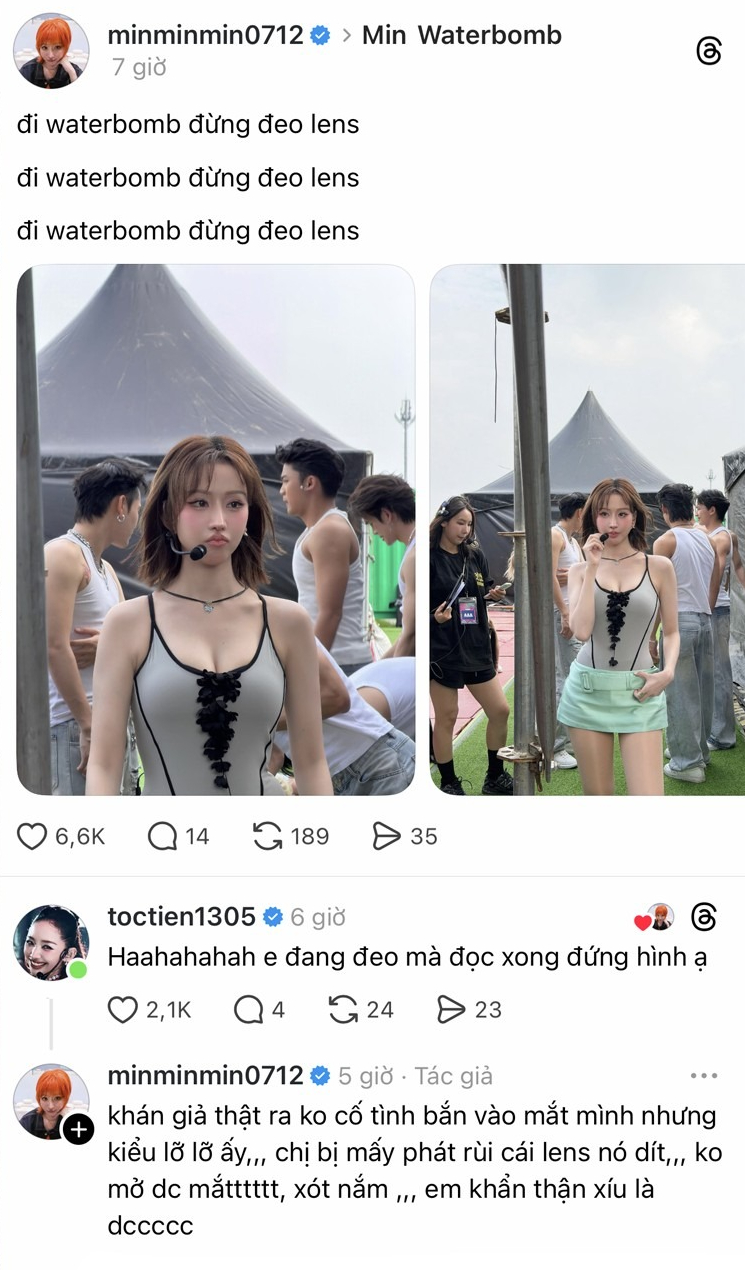 Tóc Tiên gọi MIN bằng Tóc Tiên gọi MIN bằng