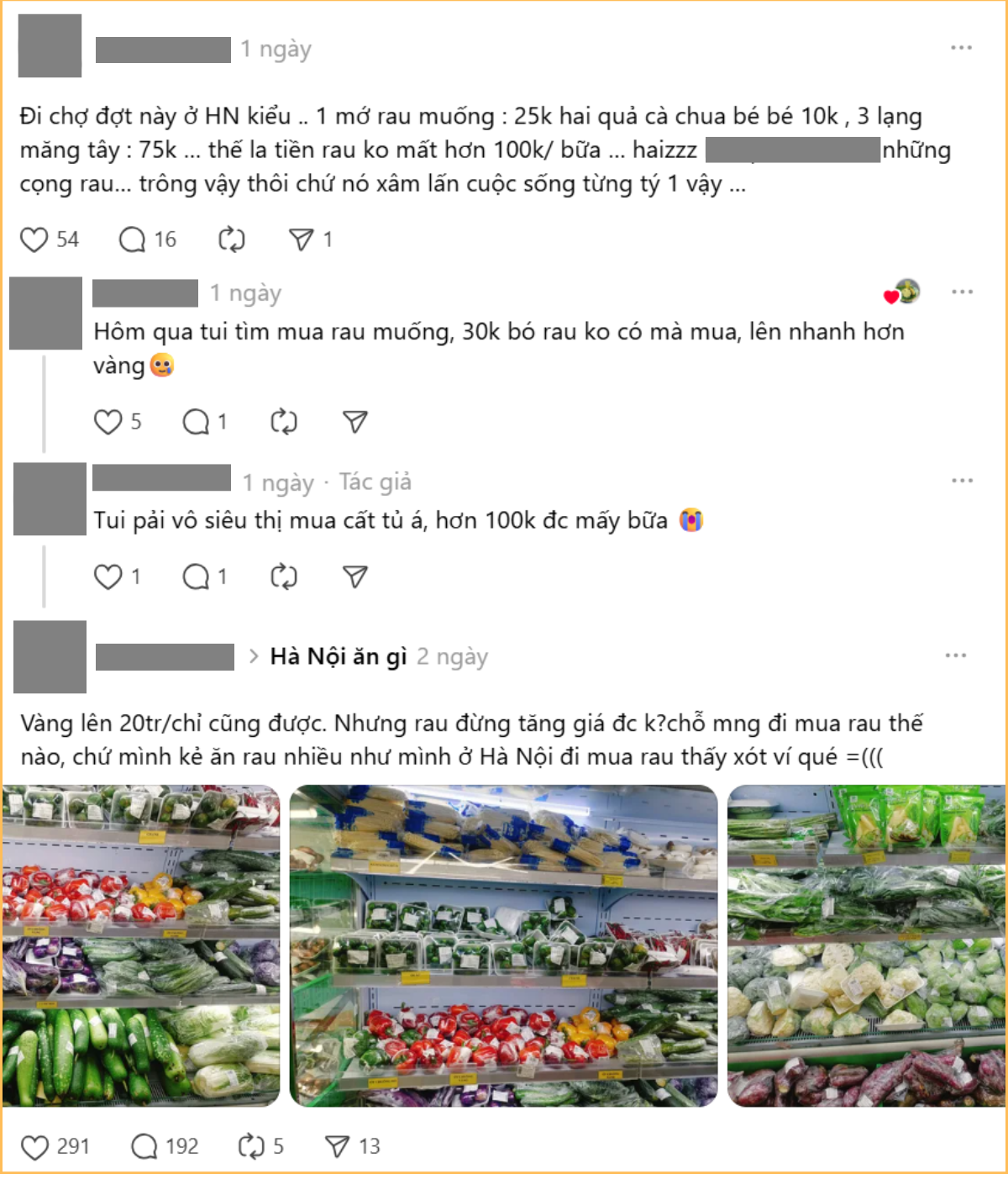 Giá rau tăng, lương thì không- Ảnh 2. Giá rau tăng, lương thì không- Ảnh 2.