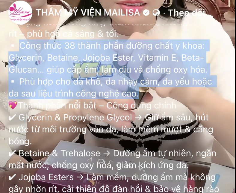 162 sản phẩm mỹ phẩm của Mailisa được cấp phép, 81 phiếu còn hiệu lực- Ảnh 4. 162 sản phẩm mỹ phẩm của Mailisa được cấp phép, 81 phiếu còn hiệu lực- Ảnh 4.