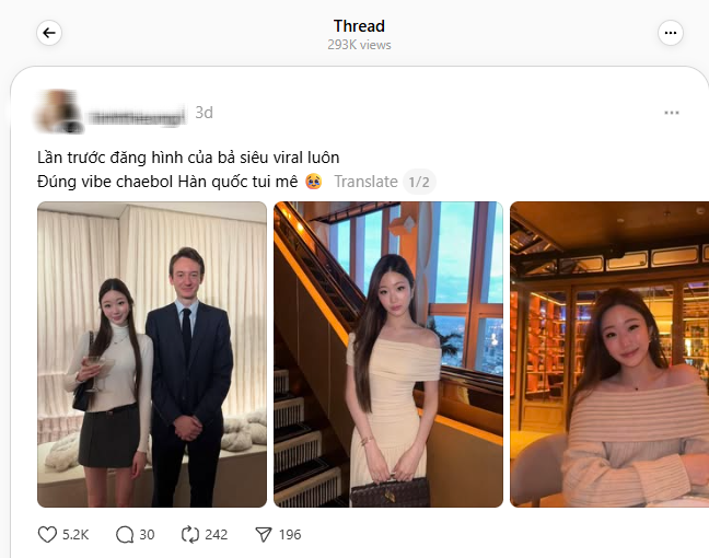 Hot girl vừa xinh vừa sang như tài phiệt Hàn, từng chụp hình với bạn trai Lisa- Ảnh 1.