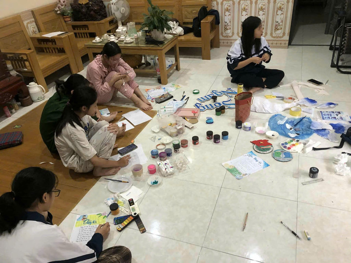 Loạt báo tường gây sốt dịp 20/11, học sinh khoe tài cực chất- Ảnh 5.