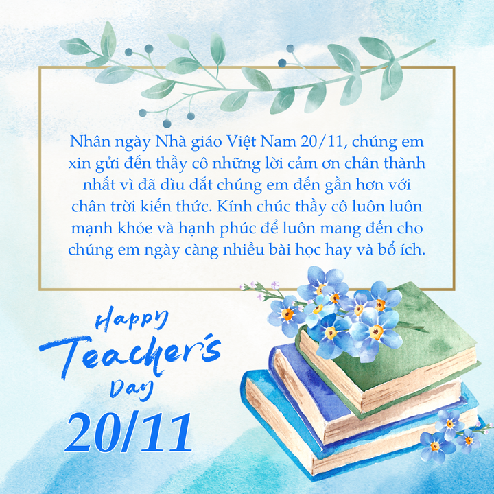 Các mẫu thiệp đẹp chúc mừng Ngày Nhà giáo Việt Nam 20/11- Ảnh 2.