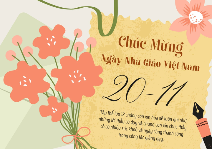Các mẫu thiệp đẹp chúc mừng Ngày Nhà giáo Việt Nam 20/11- Ảnh 20.