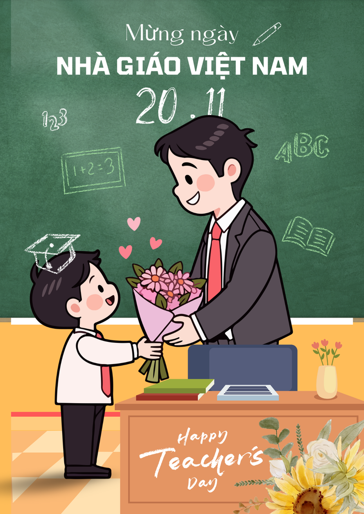 Các mẫu thiệp đẹp chúc mừng Ngày Nhà giáo Việt Nam 20/11- Ảnh 14.