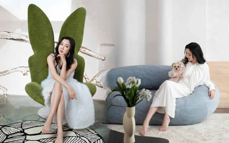 Chịu chơi nhất showbiz: Sofa "vô cực", đảo bếp đá quý chỉ là chuyện nhỏ, chi tiết đắt giá này trong biệt thự 6 tầng 666m2 của Lâu Nghệ Tiêu mới khiến người xem lụi tim!- Ảnh 2.