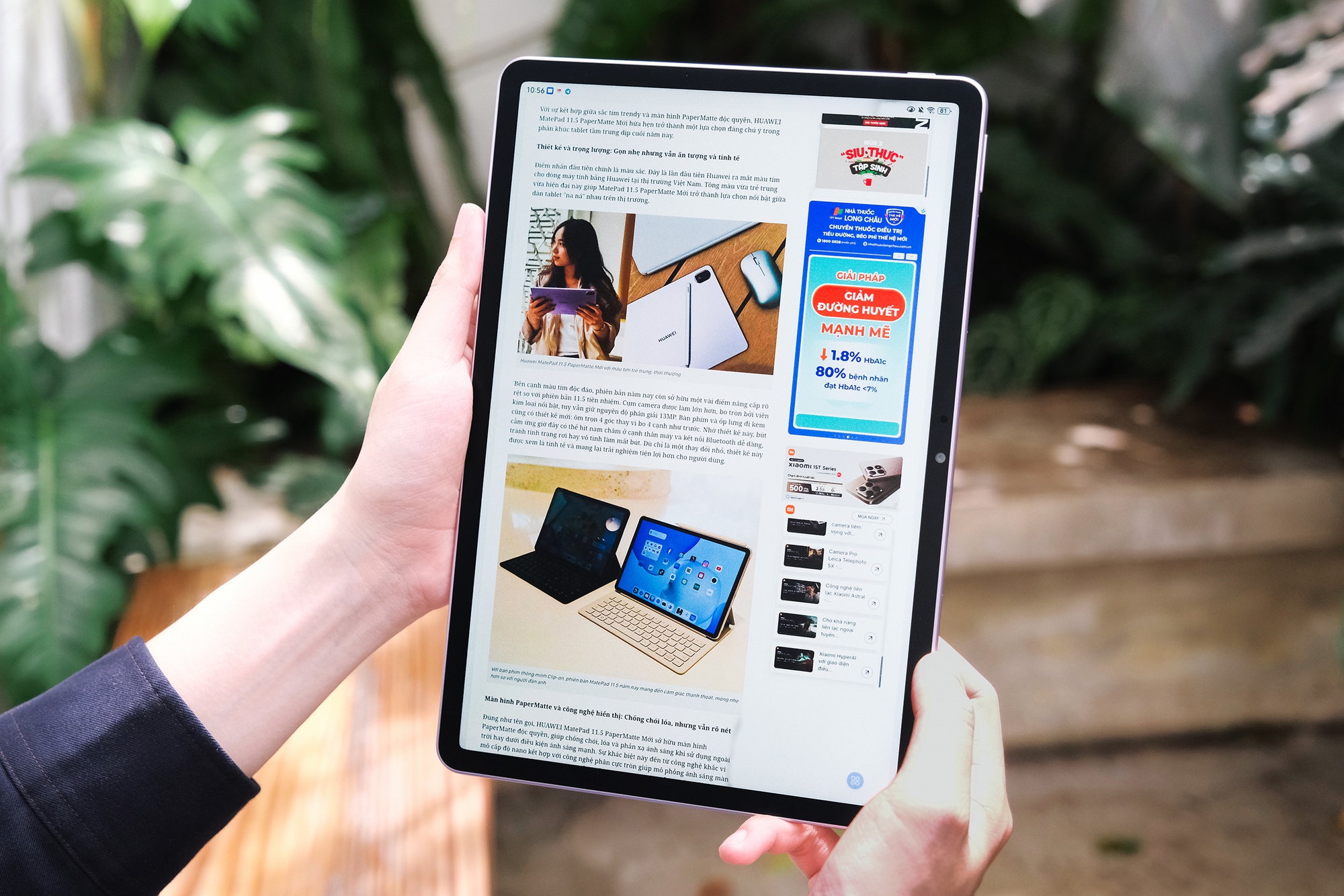 Mẫu tablet giá dưới 10 triệu đồng: dùng như máy tính, có màu tím lạ mắt- Ảnh 6. Mẫu tablet giá dưới 10 triệu đồng: dùng như máy tính, có màu tím lạ mắt- Ảnh 6.