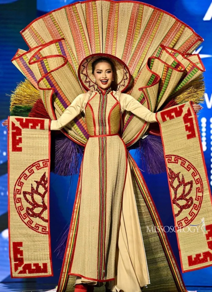 Những bộ trang phục truyền thống từng gây sốt của mỹ nhân Việt tại Miss Universe- Ảnh 4.