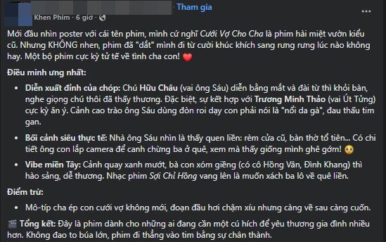 Phim Việt "ồn hơn cái chợ" lại được khen hay: Nam chính là bậc thầy diễn xuất, nội dung khó đoán hơn lên trời- Ảnh 6.