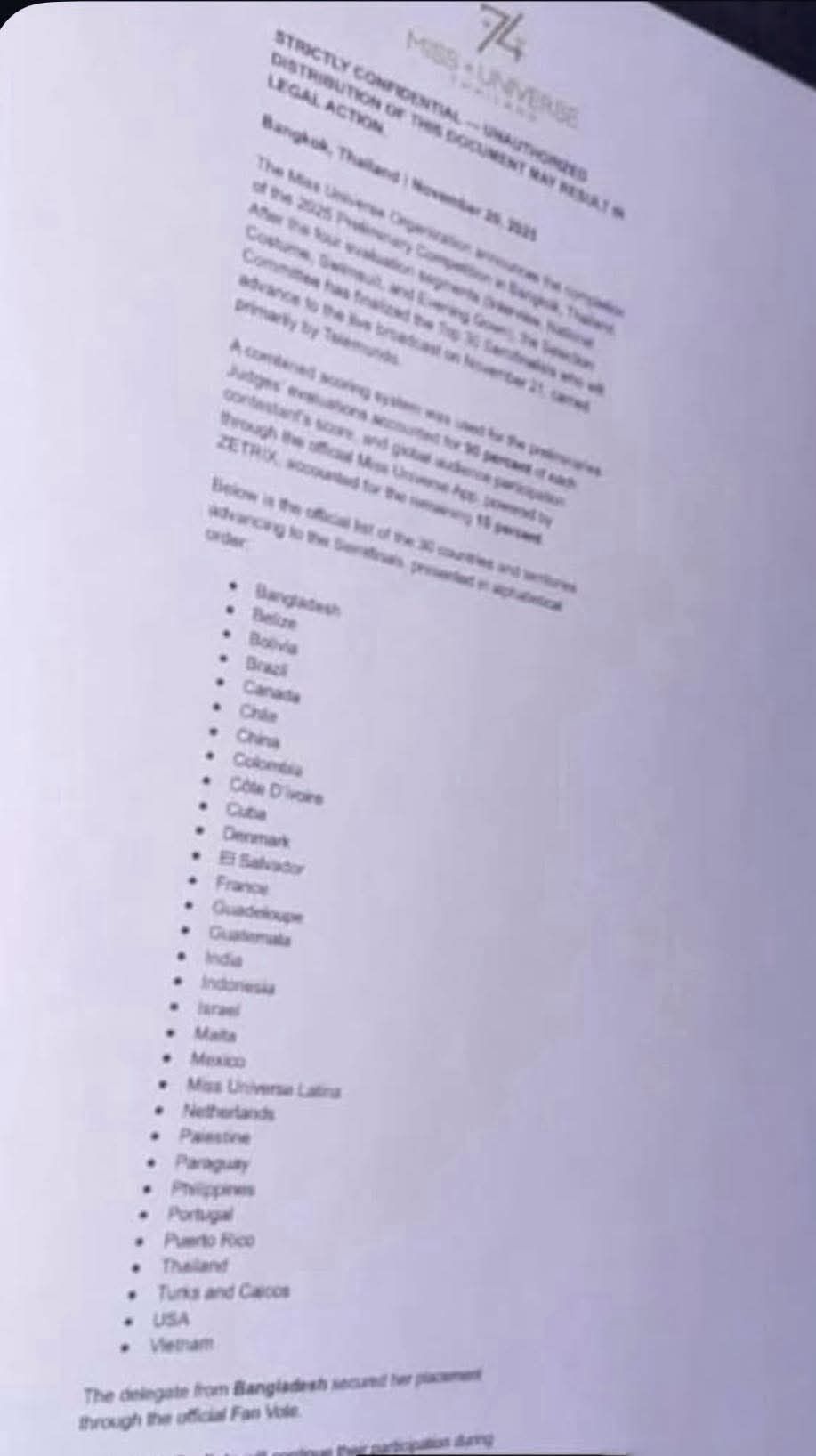 Rộ danh sách Top 30 Miss Universe, Hương Giang có kết quả ra sao?- Ảnh 1.