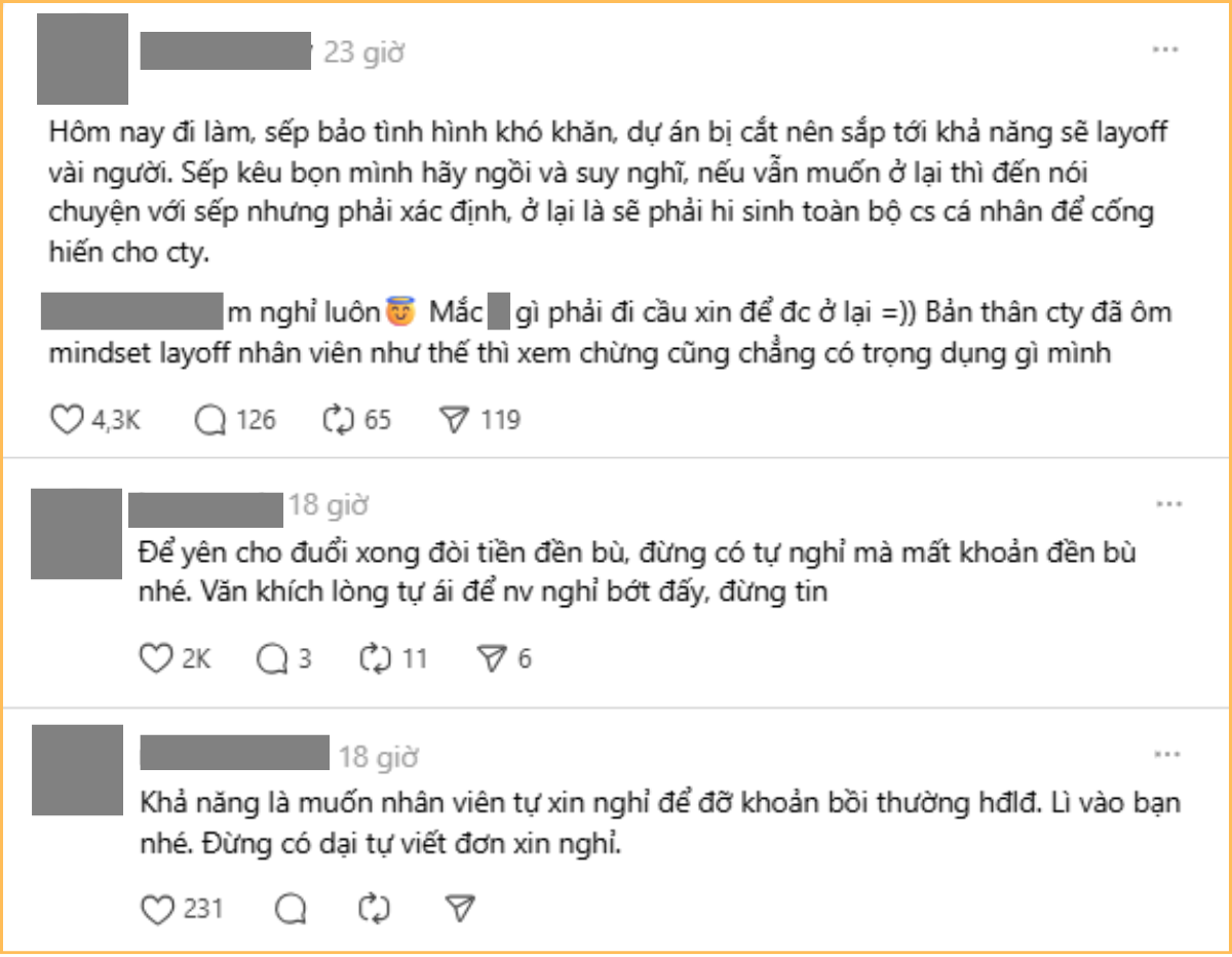 Chán cái cách công ty đuổi mình- Ảnh 1. Chán cái cách công ty đuổi mình- Ảnh 1.