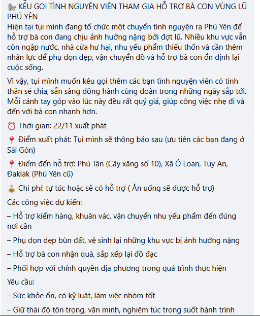 Hàng nghìn lời kêu gọi cứu trợ đồng bào đang oằn mình trong cơn lũ lịch sử: Tất cả vì miền Trung thương yêu!- Ảnh 5.