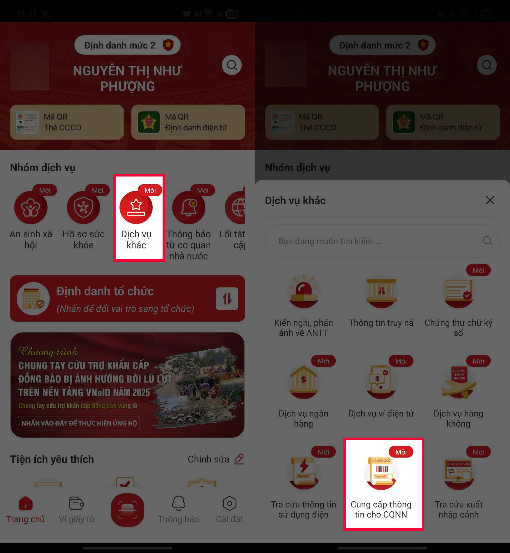 Cách nộp sổ đỏ trên VNeID để 
