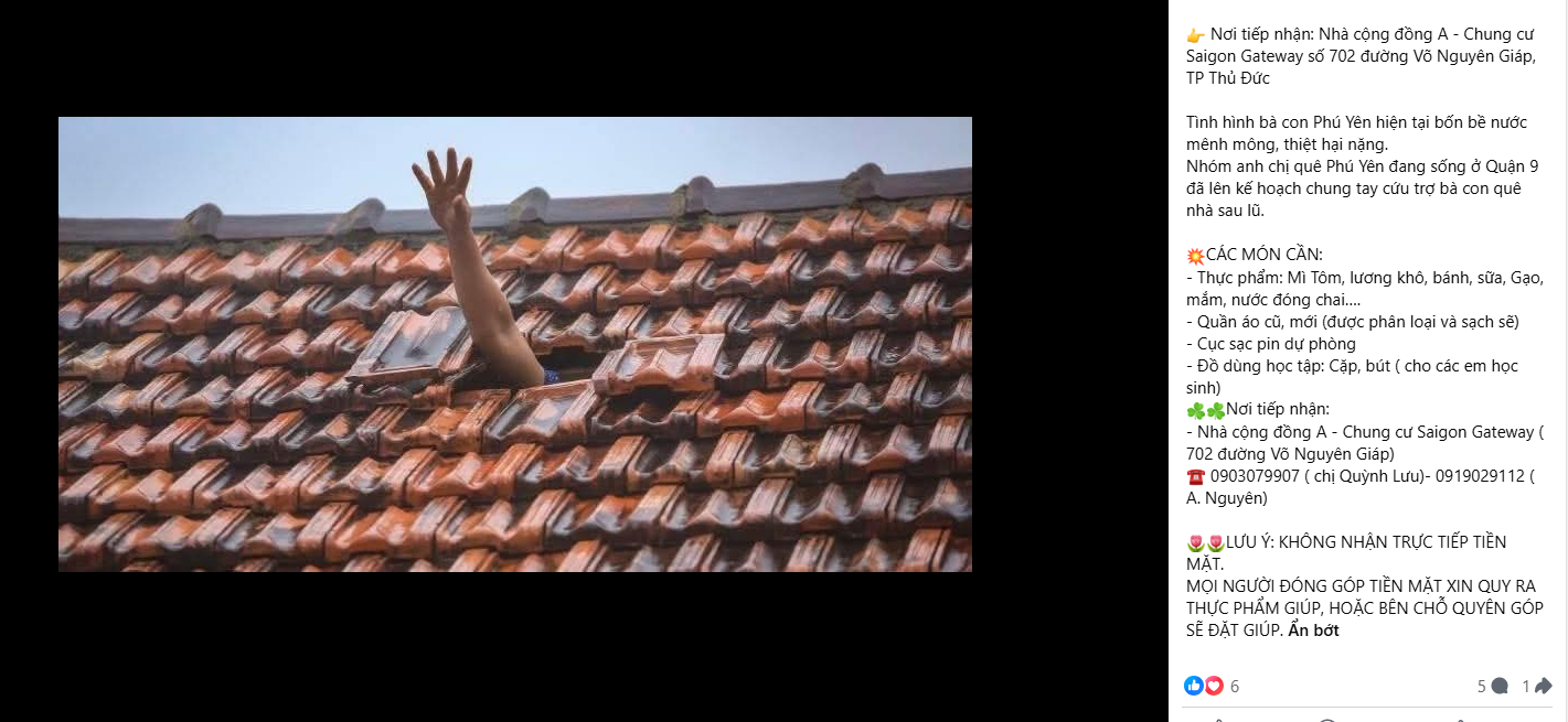 Hàng nghìn lời kêu gọi cứu trợ đồng bào đang oằn mình trong cơn lũ lịch sử: Tất cả vì miền Trung thương yêu!- Ảnh 2.