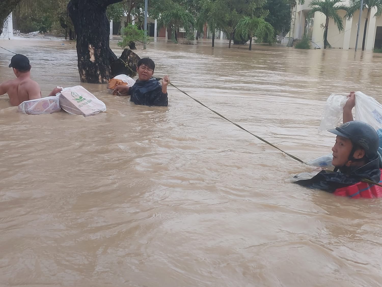 Lũ ở các sông miền Trung diễn biến thế nào khi trời vẫn mưa vừa, mưa to?- Ảnh 1. Lũ ở các sông miền Trung diễn biến thế nào khi trời vẫn mưa vừa, mưa to?- Ảnh 1.