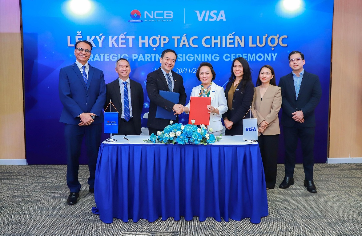 Ngân hàng NCB và VISA ký kết hợp tác chiến lược, nâng tầm dịch vụ thẻ tại Việt Nam- Ảnh 1.