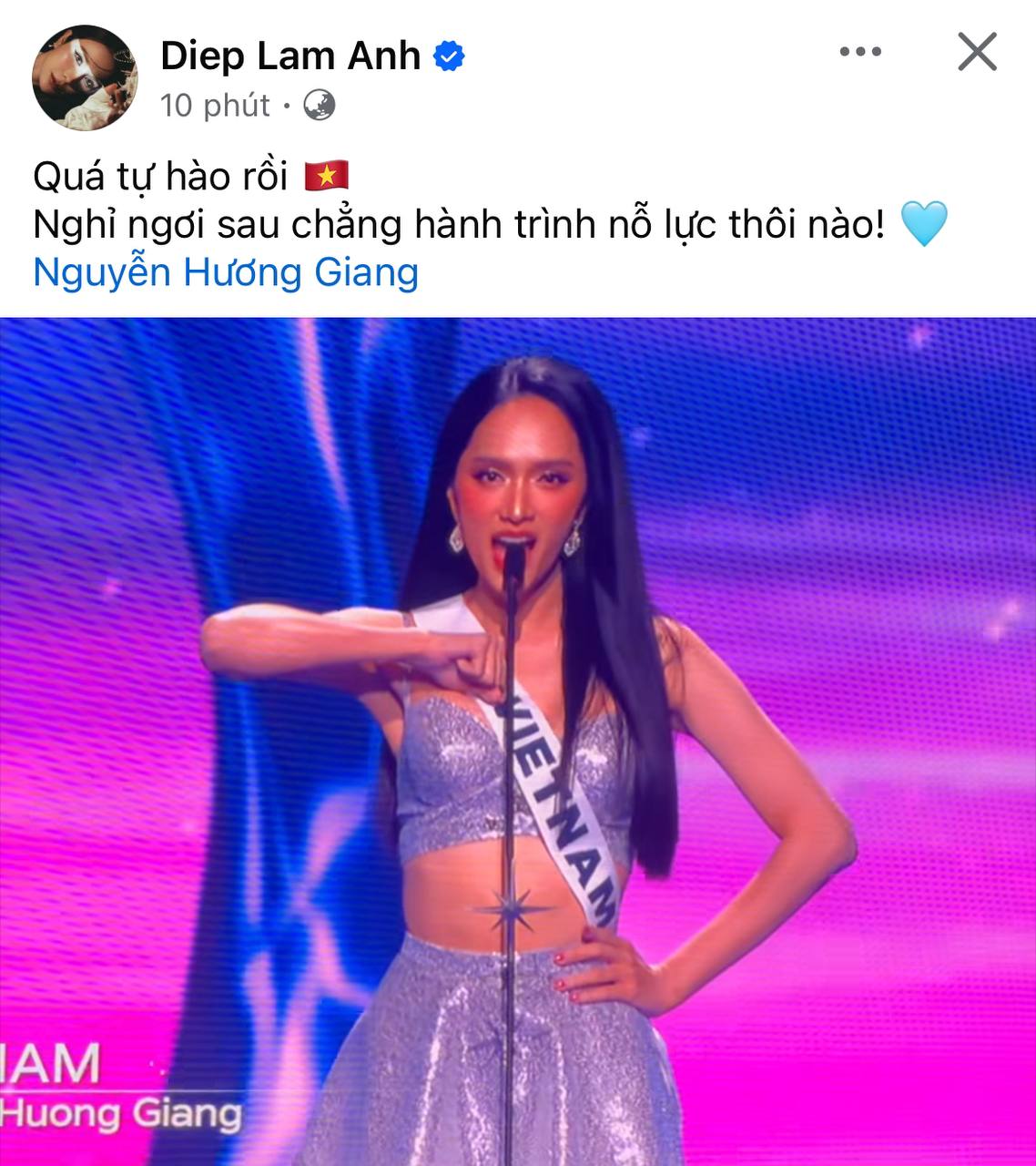 Hương Giang xin lỗi, dàn sao Việt an ủi, fan quốc tế bất mãn vì kết quả tại Miss Universe!- Ảnh 8.