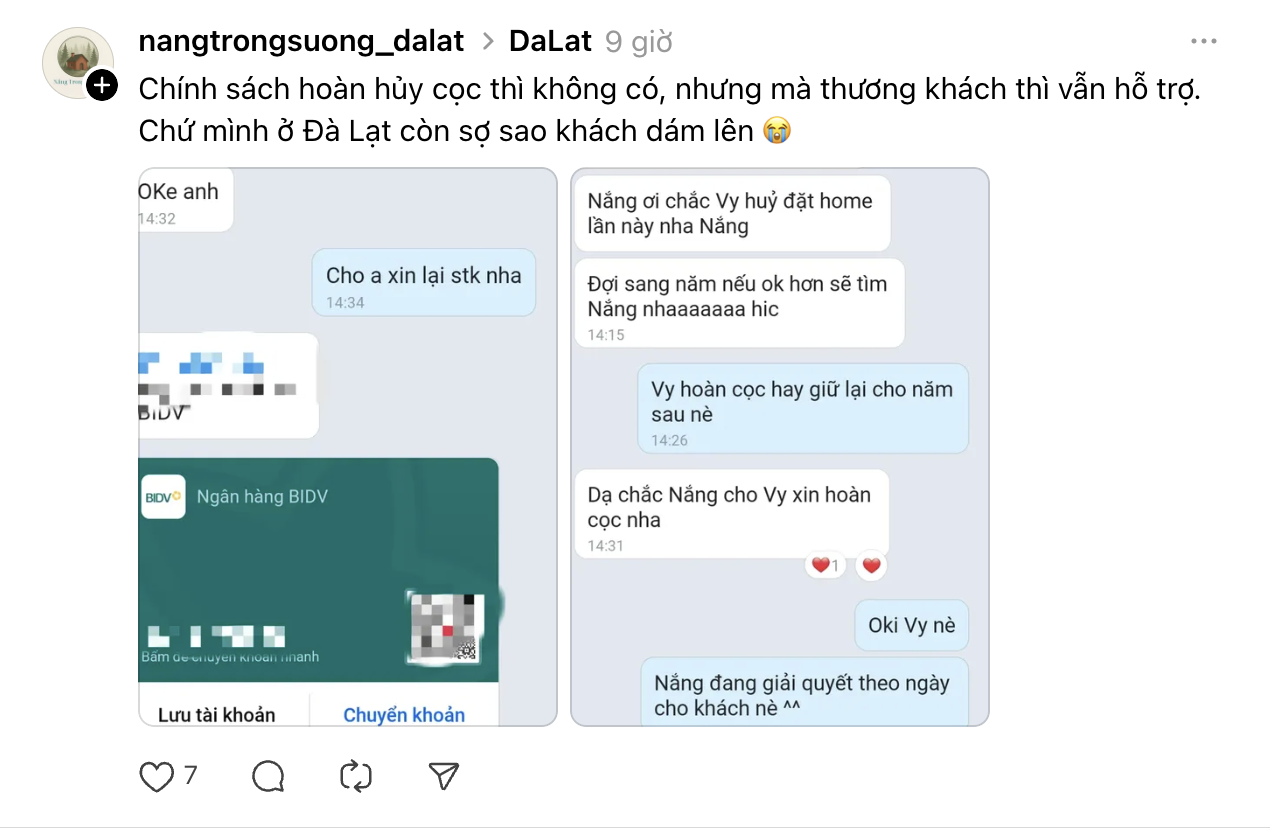 Du khách mắc kẹt tại Đà Lạt, các homestay chấp nhận hoàn cọc, hỗ trợ khẩn cấp- Ảnh 6.