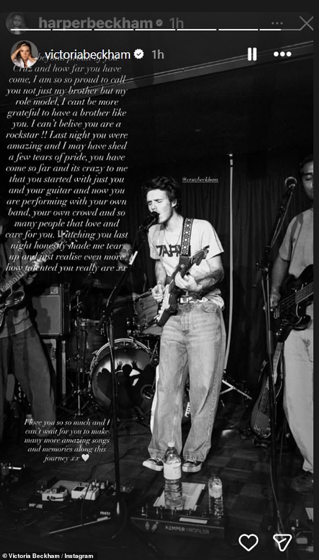 Tiểu thư Harper Beckham gửi tâm thư dài dặc, nhiều lần rơi nước mắt vì anh trai- Ảnh 1.