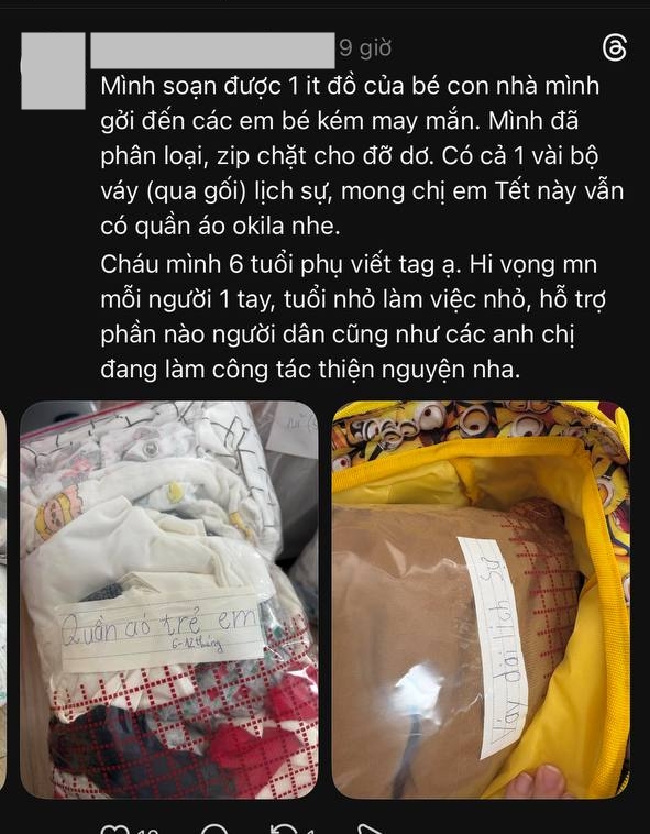 Những tờ giấy note theo túi quần áo gửi về miền Trung lúc này: Thương nhau từ cái nhỏ nhất!- Ảnh 6. Những tờ giấy note theo túi quần áo gửi về miền Trung lúc này: Thương nhau từ cái nhỏ nhất!- Ảnh 6.