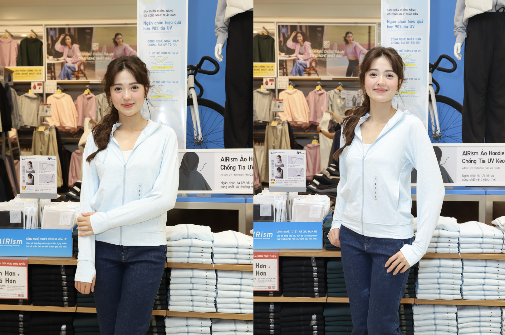 Cửa hàng UNIQLO nhuộm đỏ ưu đãi dịp cuối năm: Loạt TikToker đổ bộ, giỏ hàng không thể thiếu áo khoác chống tia UV PUFFTECH- Ảnh 5.