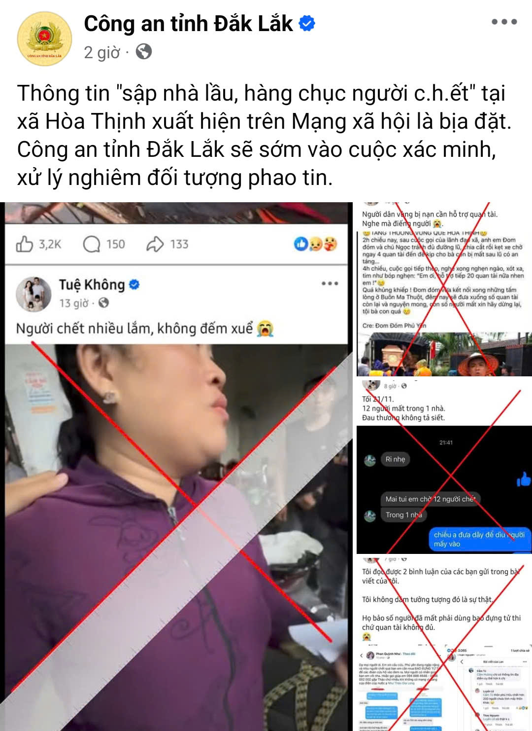 Số liệu thống kê số người chết tại xã bị phao tin "hàng  trăm người chết" do lũ dữ- Ảnh 1.