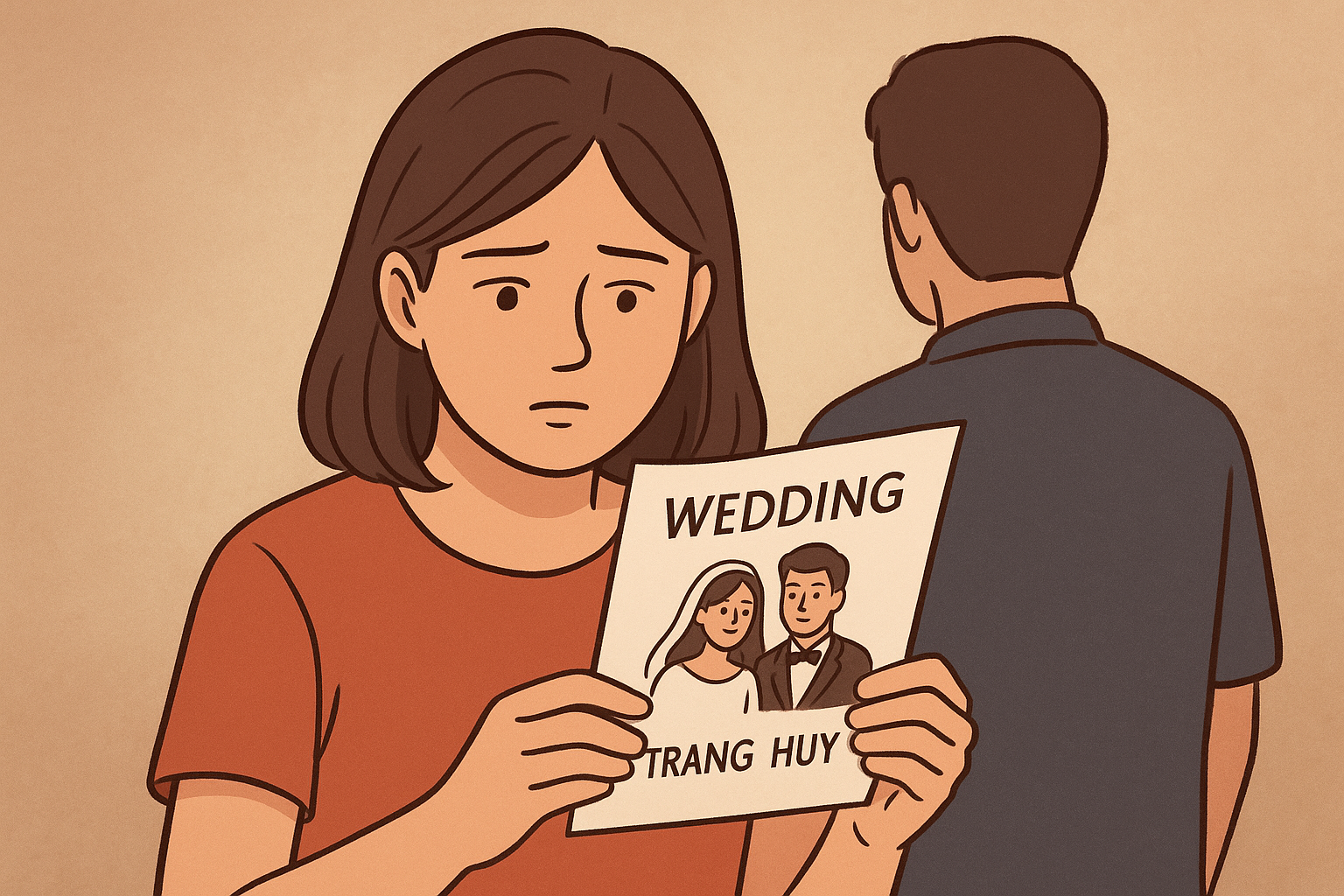 Bạn thân mất liên lạc 2 năm bỗng nhắn tin mời cưới, tên chú rể trong thiệp gây sốc- Ảnh 1. Bạn thân mất liên lạc 2 năm bỗng nhắn tin mời cưới, tên chú rể trong thiệp gây sốc- Ảnh 1.