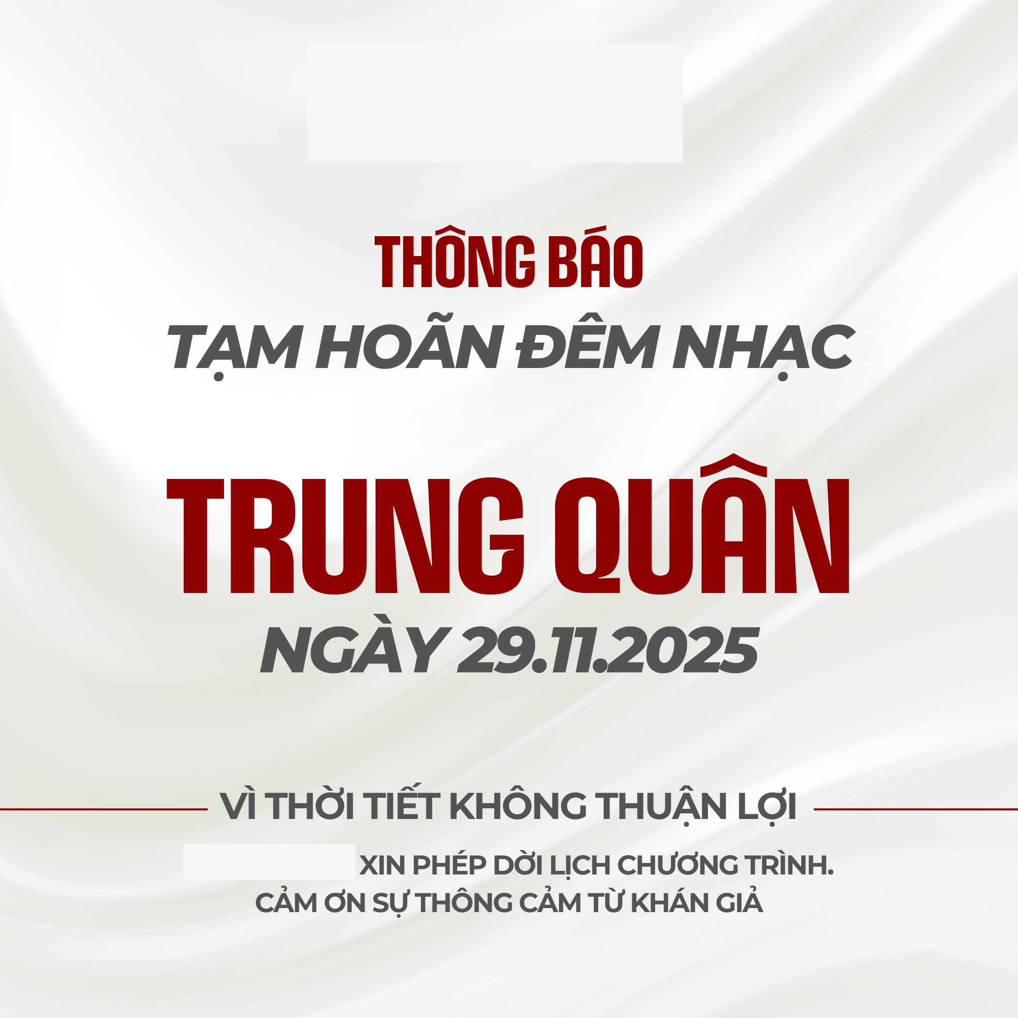 Loạt nghệ sĩ Việt hoãn show, dời lịch ra mắt sản phẩm vì tình hình bão lũ căng thẳng- Ảnh 1.