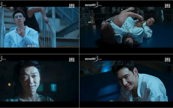 Một số hình ảnh trong tập 1 mới phát sóng của Taxi Driver 3. (Ảnh chụp màn hình)