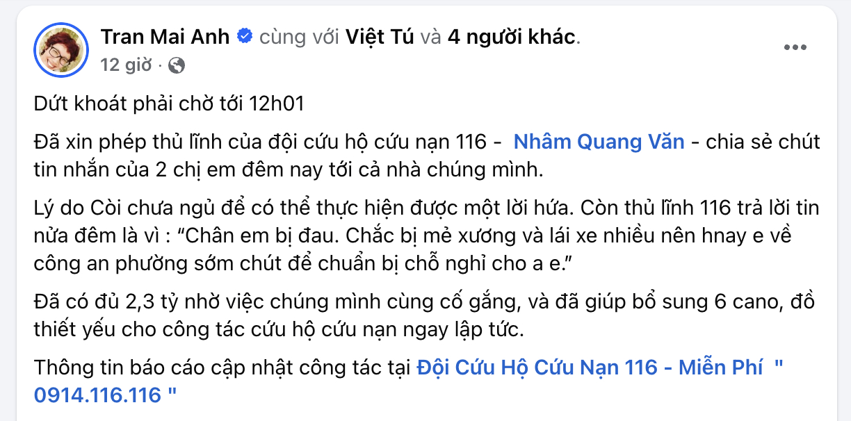 Mẹ Thiện Nhân và hành trình cứu trợ người dân vùng lũ- Ảnh 3.