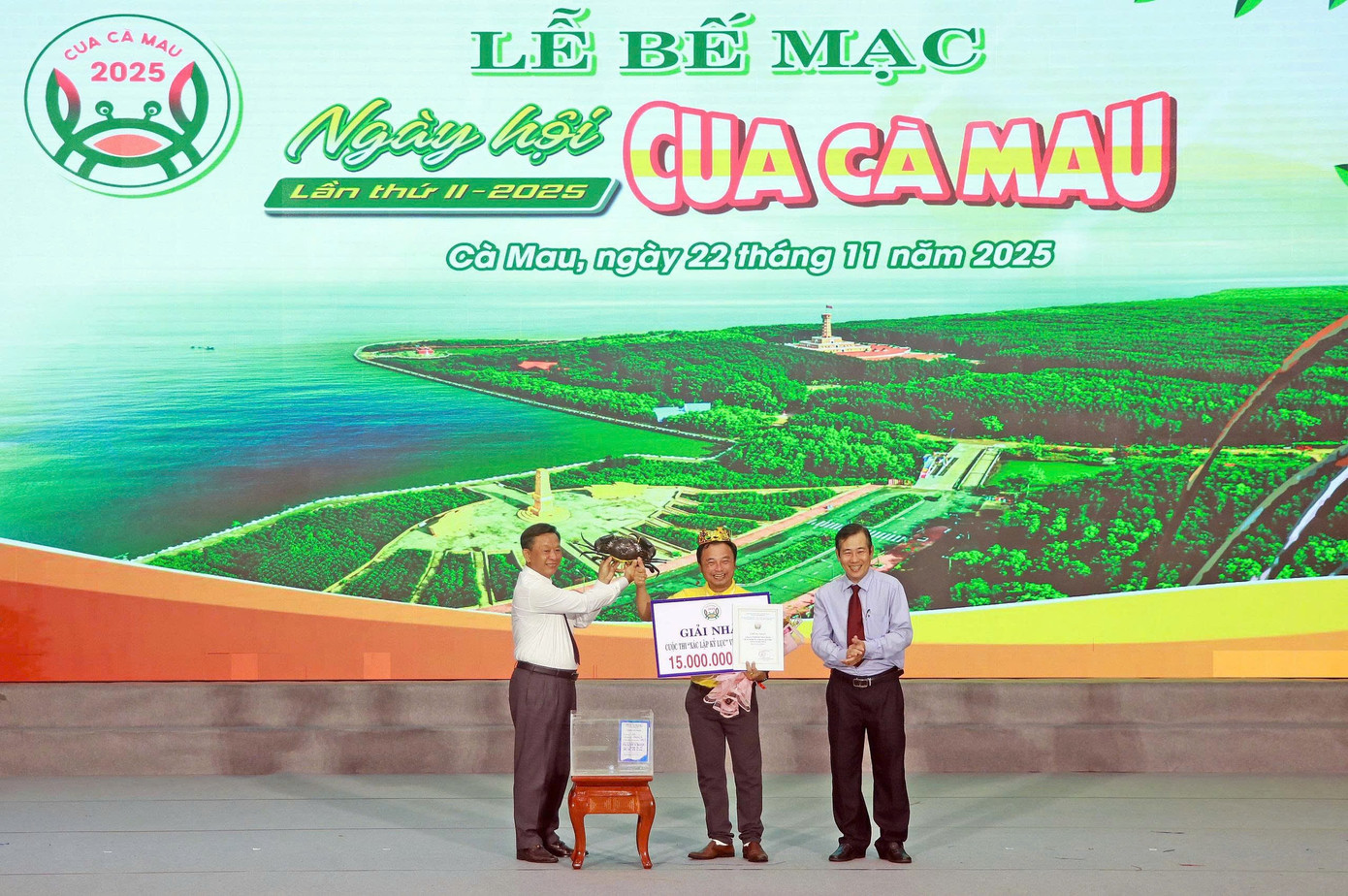 'Vua cua' Cà Mau suýt mất ngôi phút chót- Ảnh 1.