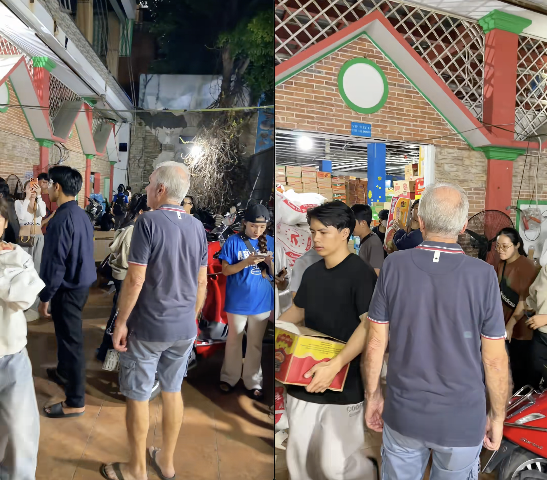 Khách Tây lặng người trước đoàn cứu trợ ở TP.HCM- Ảnh 2. Khách Tây lặng người trước đoàn cứu trợ ở TP.HCM- Ảnh 2.