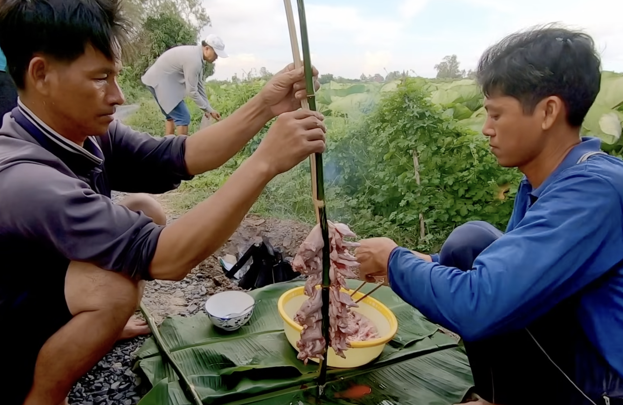 Thịt chuột đồng - món Thịt chuột đồng - món