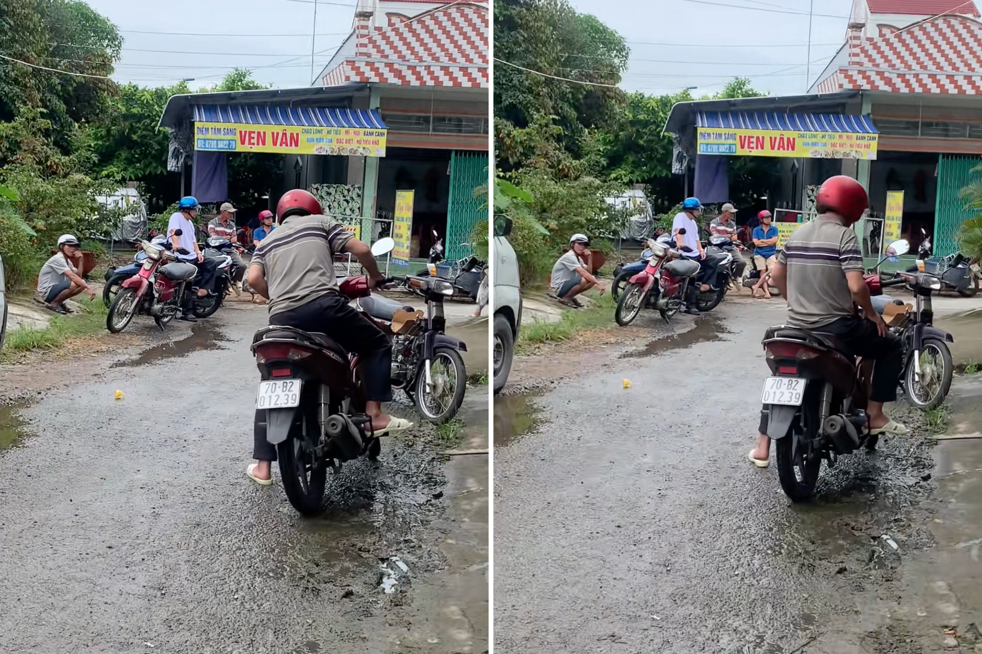 Nhìn cảnh này mới biết tại sao phụ nữ miền Tây 10 người hết 7 người không biết chạy xe máy- Ảnh 3. Nhìn cảnh này mới biết tại sao phụ nữ miền Tây 10 người hết 7 người không biết chạy xe máy- Ảnh 3.
