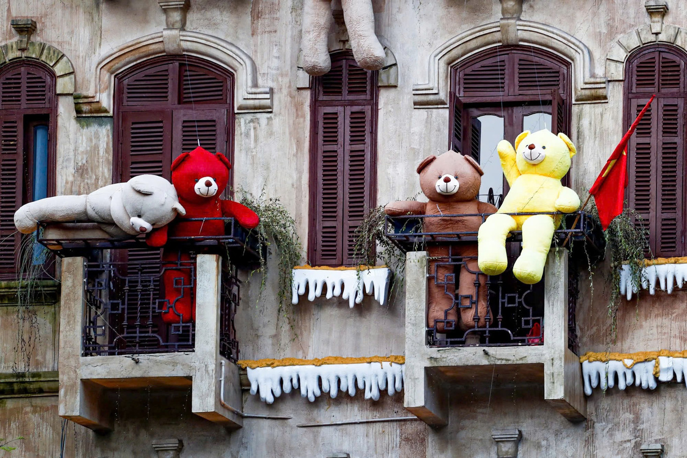 Xếp hàng chụp ảnh Giáng sinh sớm tại các quán cafe- Ảnh 2.