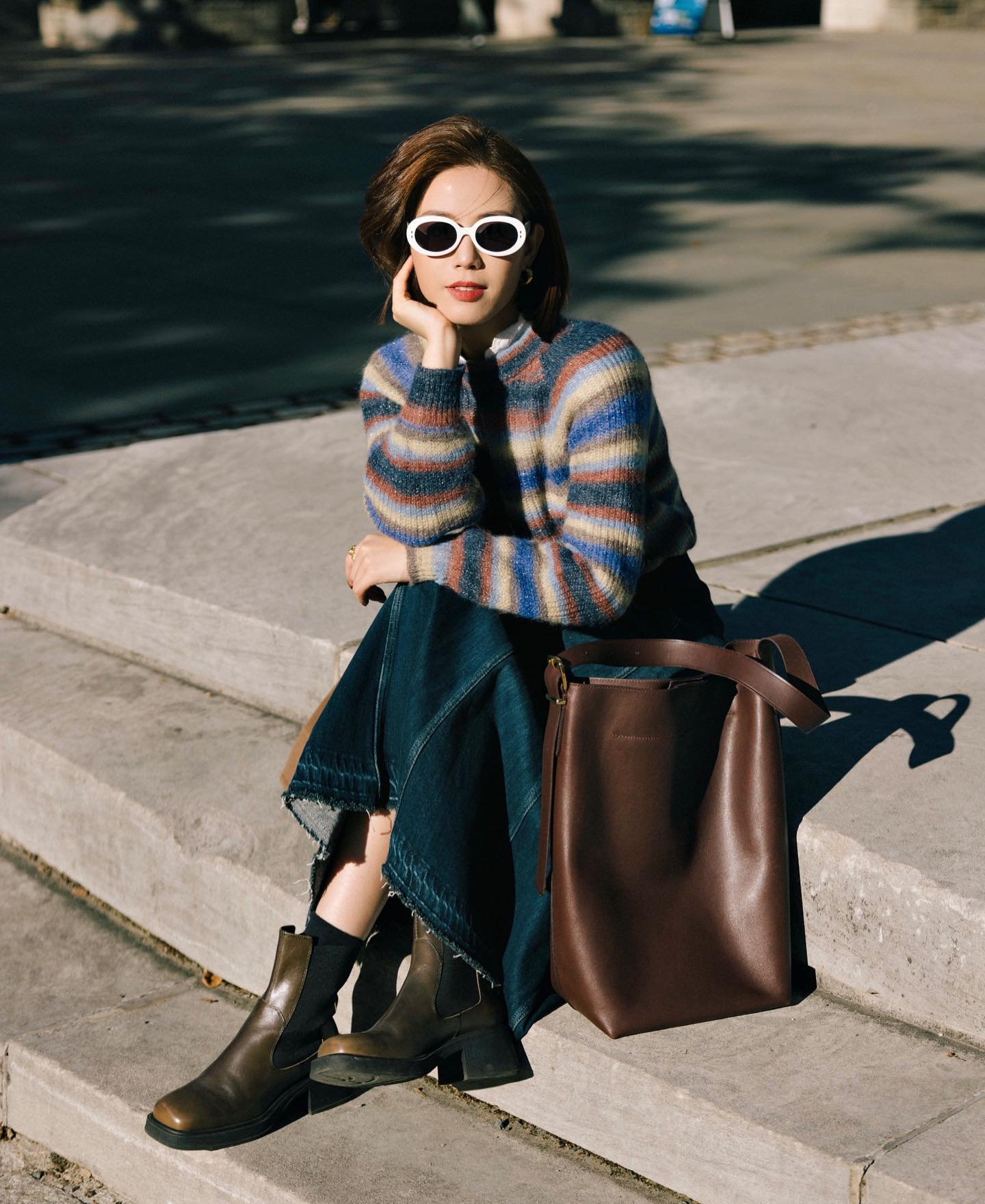 Áo len và chân váy: Bộ đôi siêu nữ tính và thanh lịch, đẹp khó cưỡng trong mùa đông- Ảnh 9.