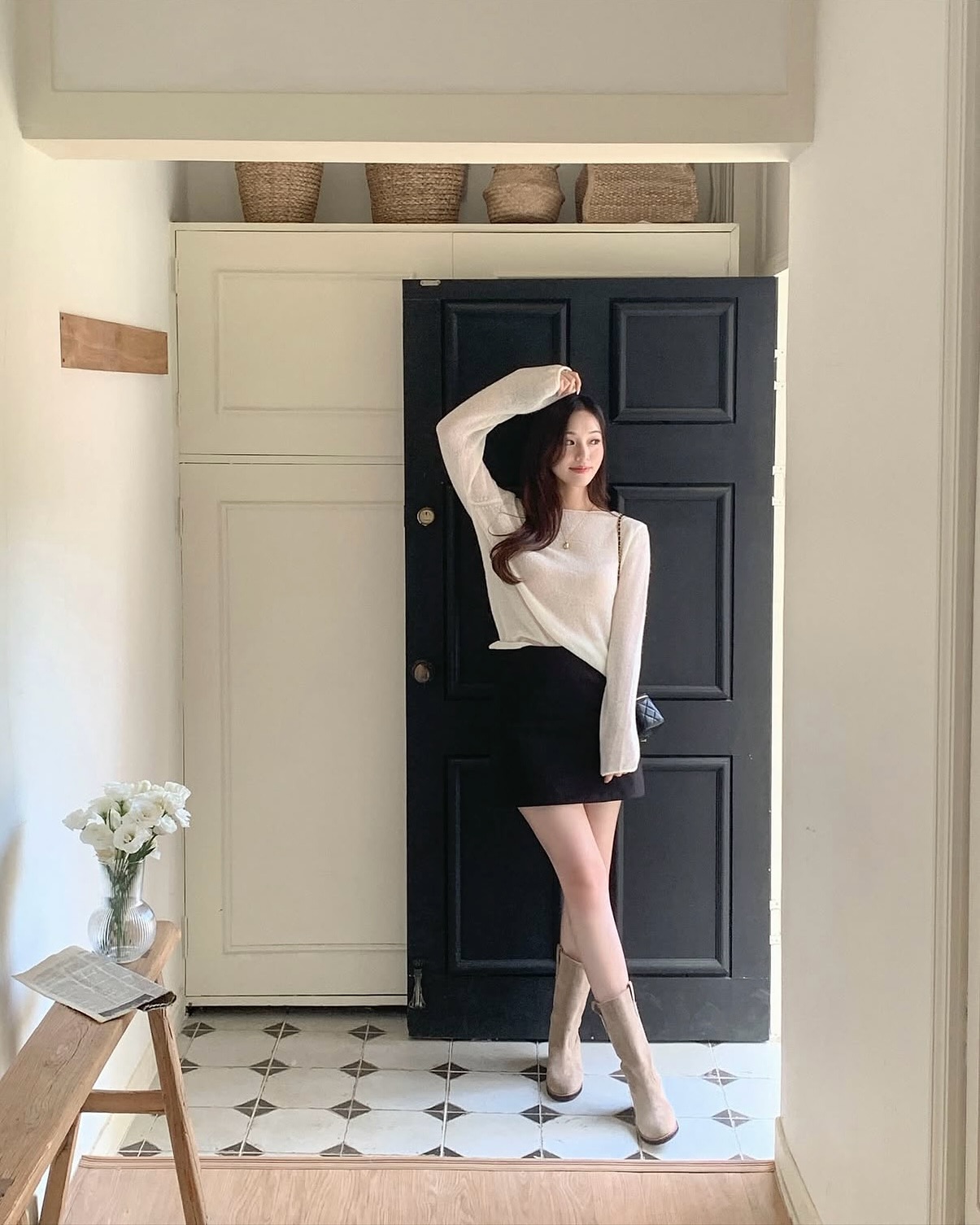 4 công thức diện đồ mùa đông kéo chân dài 