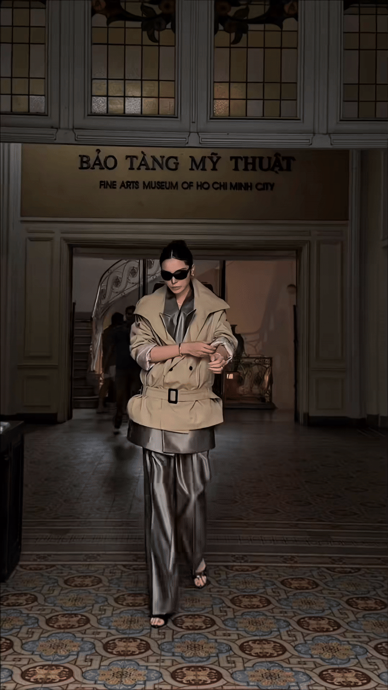 24 giây đưa Kỳ Duyên lên sánh ngang với Kendall Jenner- Ảnh 1. 24 giây đưa Kỳ Duyên lên sánh ngang với Kendall Jenner- Ảnh 1.