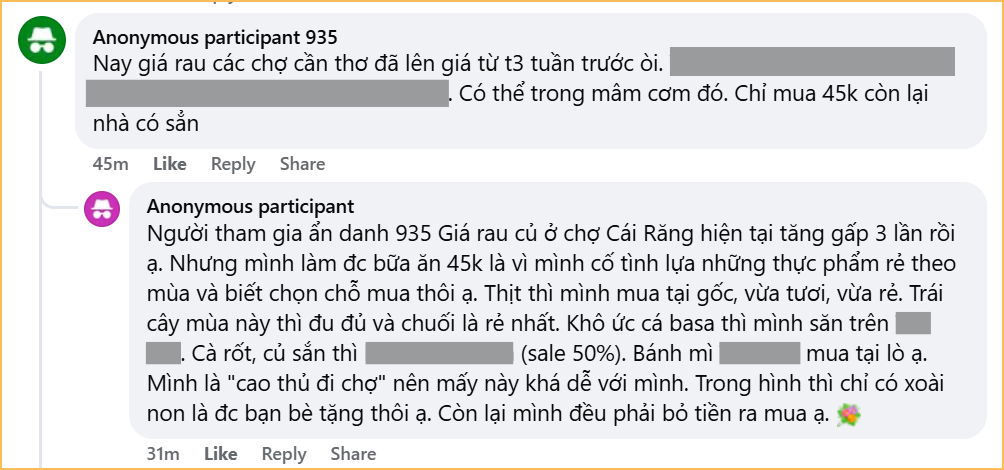 Bữa cơm 7 món giá 45k thị phi- Ảnh 3. Bữa cơm 7 món giá 45k thị phi- Ảnh 3.