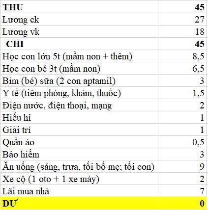 Vợ chồng Hà Nội kiếm 45 triệu/tháng, tiêu hết sạch- Ảnh 1.