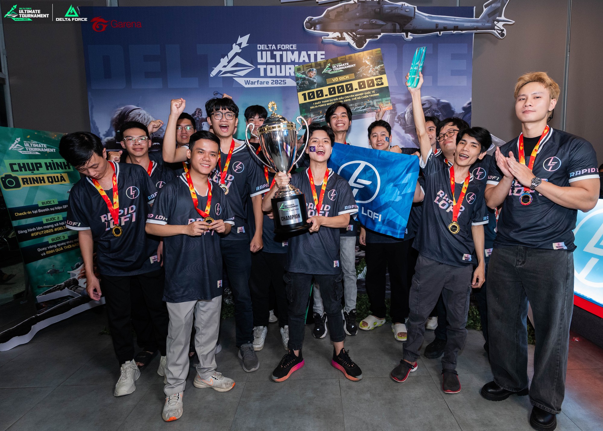 Đội tuyển Rapid Lofi trở thành đại diện Việt Nam tranh tài tại giải đấu quốc tế Delta Force Invitational: Warfare 2025- Ảnh 1. Đội tuyển Rapid Lofi trở thành đại diện Việt Nam tranh tài tại giải đấu quốc tế Delta Force Invitational: Warfare 2025- Ảnh 1.