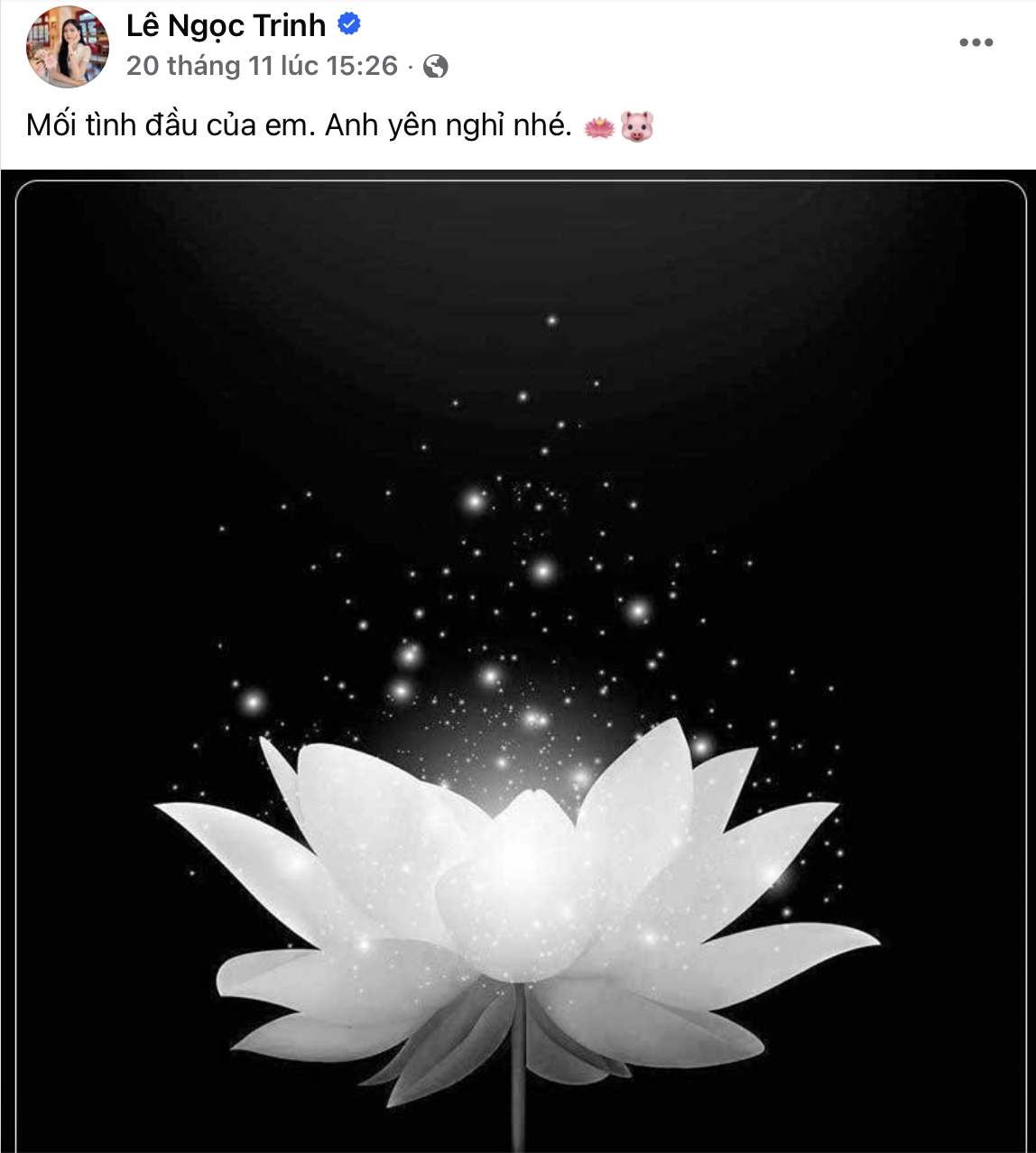 Bạn trai cũ vừa qua đời của Ngọc Trinh là ai?- Ảnh 1.