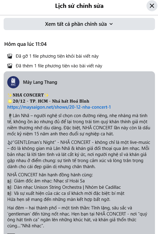 Giọng ca thực lực bán vé đắt ngang ngửa Mỹ Tâm - Hà Anh Tuấn đột ngột huỷ show, thừa nhận ế vé - Ảnh 3. Giọng ca thực lực bán vé đắt ngang ngửa Mỹ Tâm - Hà Anh Tuấn đột ngột huỷ show, thừa nhận ế vé - Ảnh 3.
