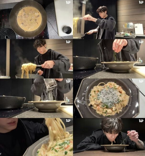 Jungkook thu hút 6,4 triệu lượt xem với món "Mì Ý sốt đậu nành Uni"- Ảnh 3.