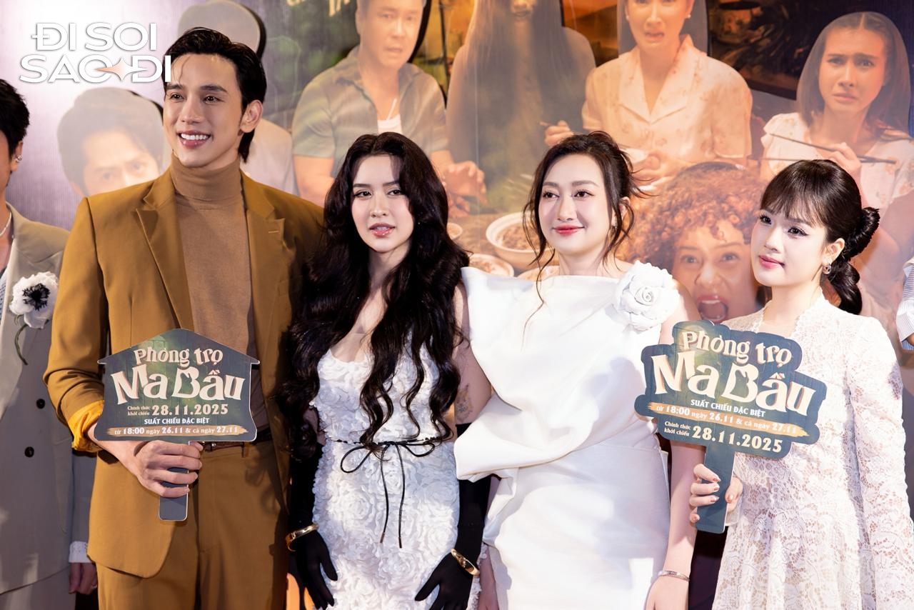 Thảm đỏ HOT nhất hôm nay: Kim Tuyến đẹp đến nỗi bị fan vây kín, một mỹ nhân Genz khoe vòng 1 nóng bỏng mắt- Ảnh 5.