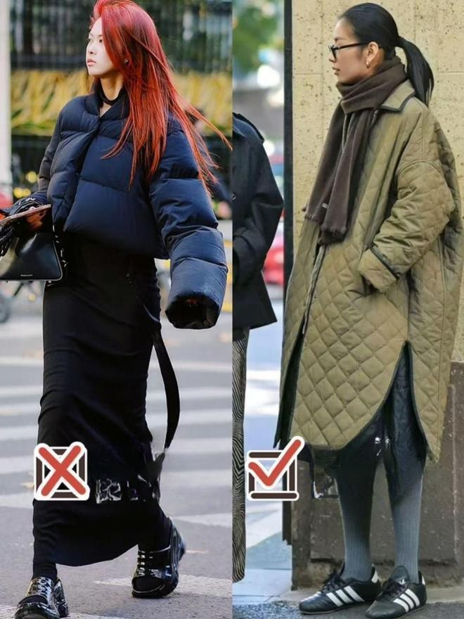 Năm nay không còn mốt áo phao to sụ: Cả phố đang mặc "áo bông bà ngoại", càng mặc càng trẻ, nhìn vừa xinh vừa gọn- Ảnh 1.