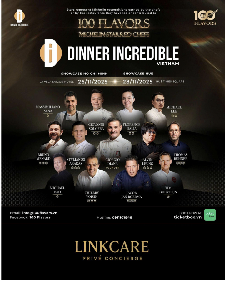 13 đầu bếp Michelin đến Việt Nam dự tuần lễ ẩm thực quốc tế- Ảnh 1.