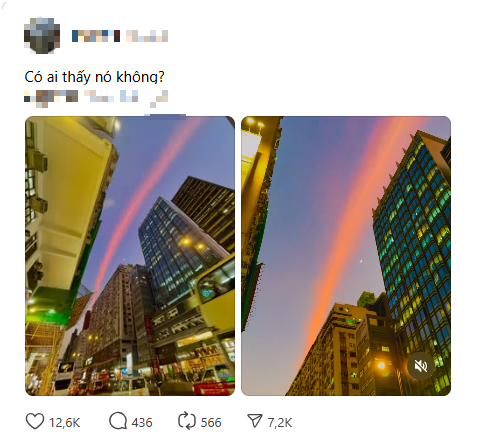 "Cây cầu lạ" xuất hiện trên bầu trời Hong Kong (Trung Quốc) sau 3 tiếng vụ cháy như tận thế- Ảnh 2. "Cây cầu lạ" xuất hiện trên bầu trời Hong Kong (Trung Quốc) sau 3 tiếng vụ cháy như tận thế- Ảnh 2.