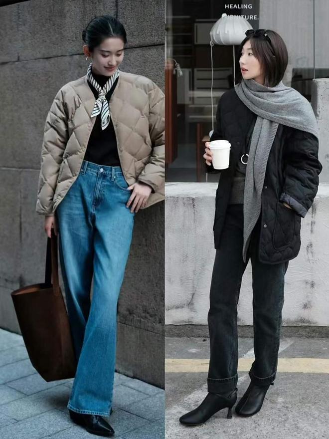 Năm nay không còn mốt áo phao to sụ: Cả phố đang mặc "áo bông bà ngoại", càng mặc càng trẻ, nhìn vừa xinh vừa gọn- Ảnh 7.