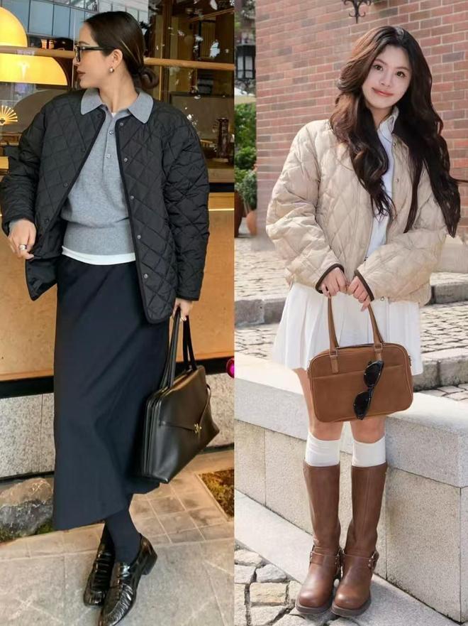 Năm nay không còn mốt áo phao to sụ: Cả phố đang mặc "áo bông bà ngoại", càng mặc càng trẻ, nhìn vừa xinh vừa gọn- Ảnh 6.