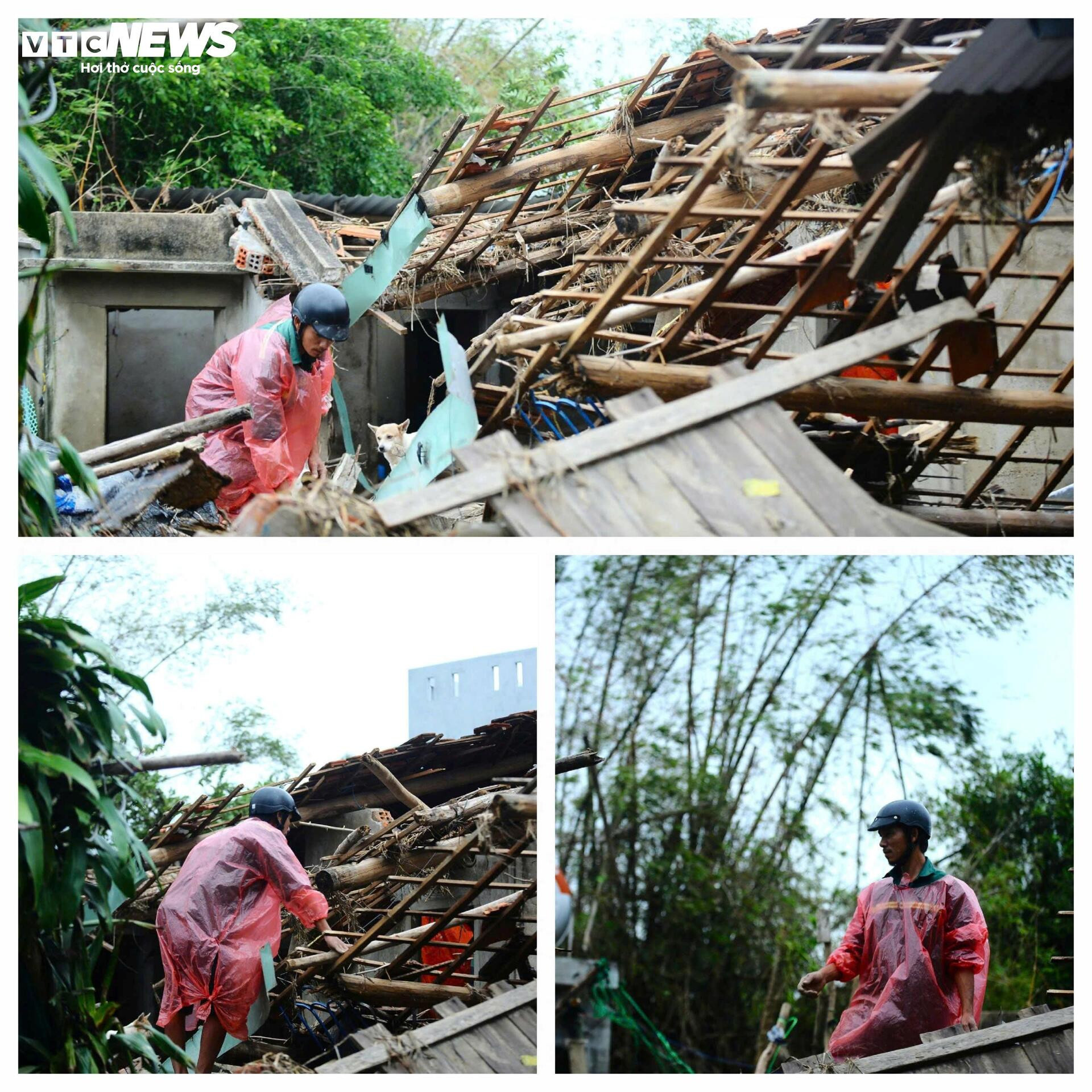 Khung cảnh hoang tàn, nhếch nhác tại vùng trũng nhất ở Tuy Hòa sau lũ dữ- Ảnh 13.